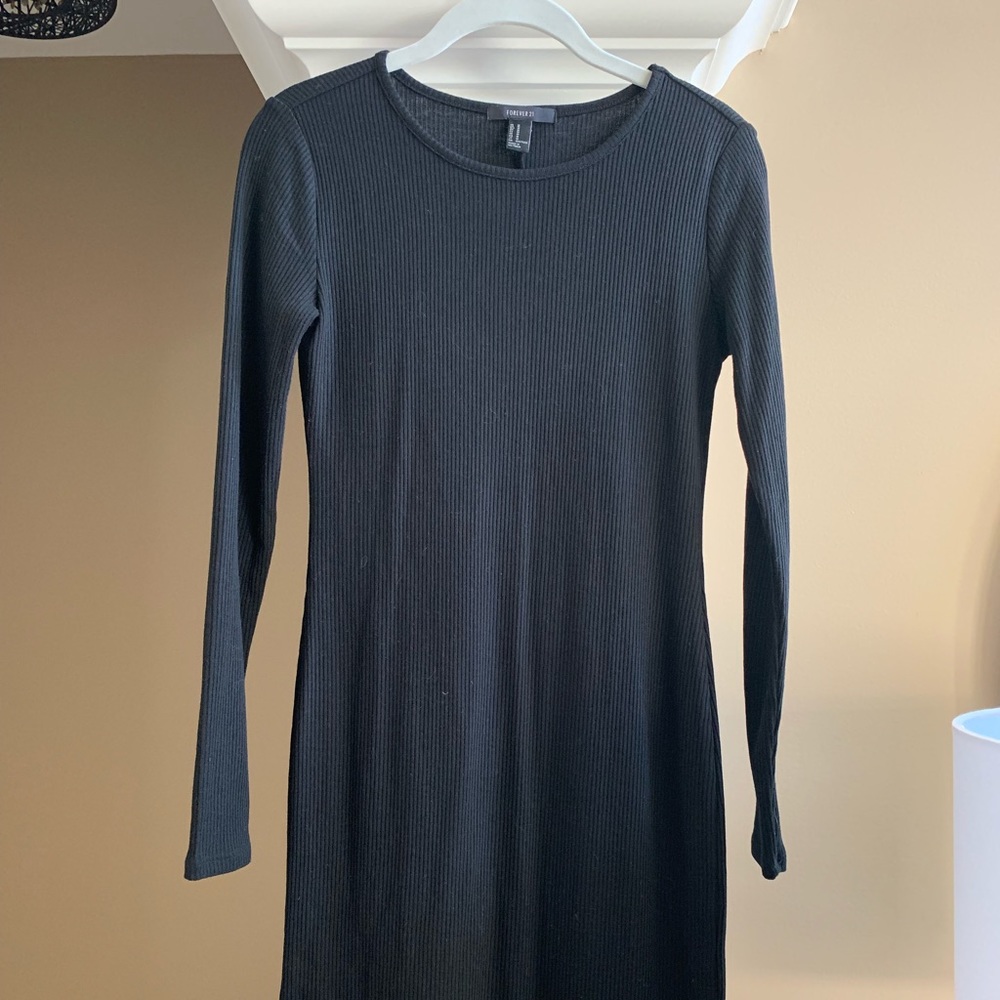 Ribbed knit dress